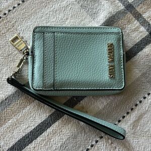 Light blue Steve Madden wrist wallet